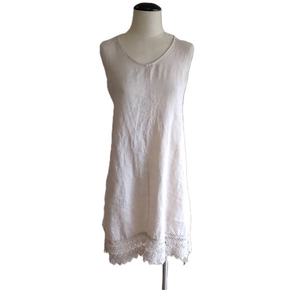 EUC Rosemarine Italian Linen Dress XS